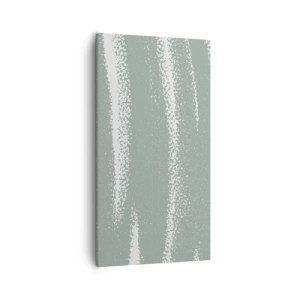 Impression sur toile - Image sur toile - Abstraction dans un climat hivernal - 55x100 cm