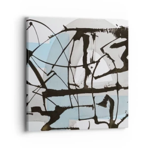 Impression sur toile - Image sur toile - Bleu malgré tout - 40x40 cm