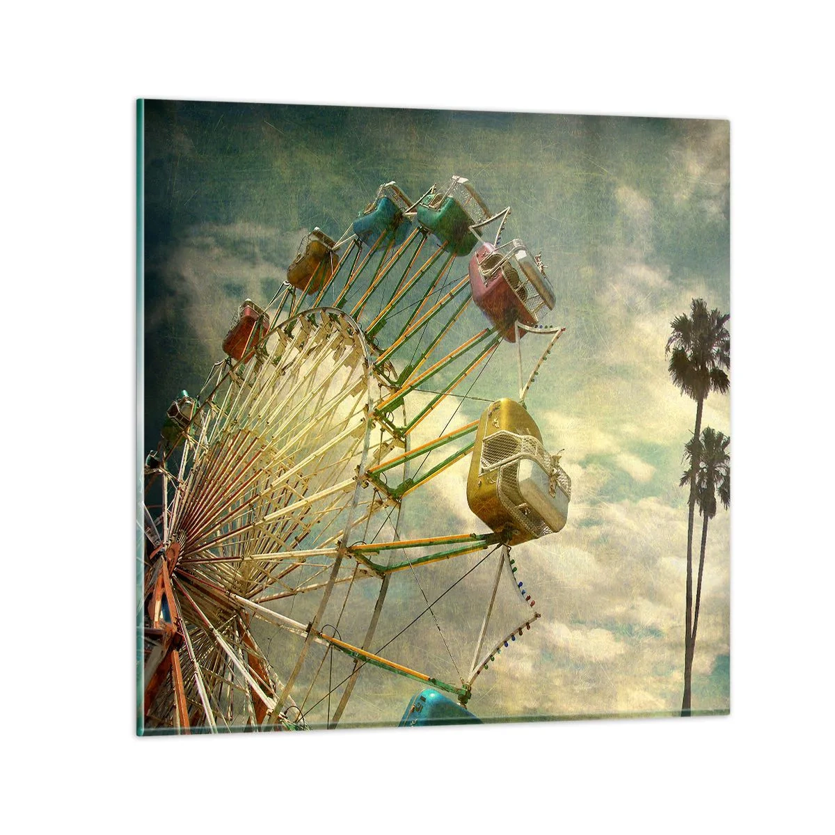 Impression sur verre - Image sur verre - On va faire la fête - 70x70 cm