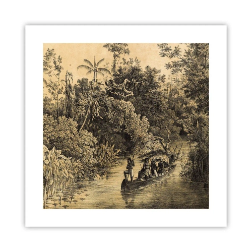 Affiche - Poster - Expédition à la source - 40x40 cm