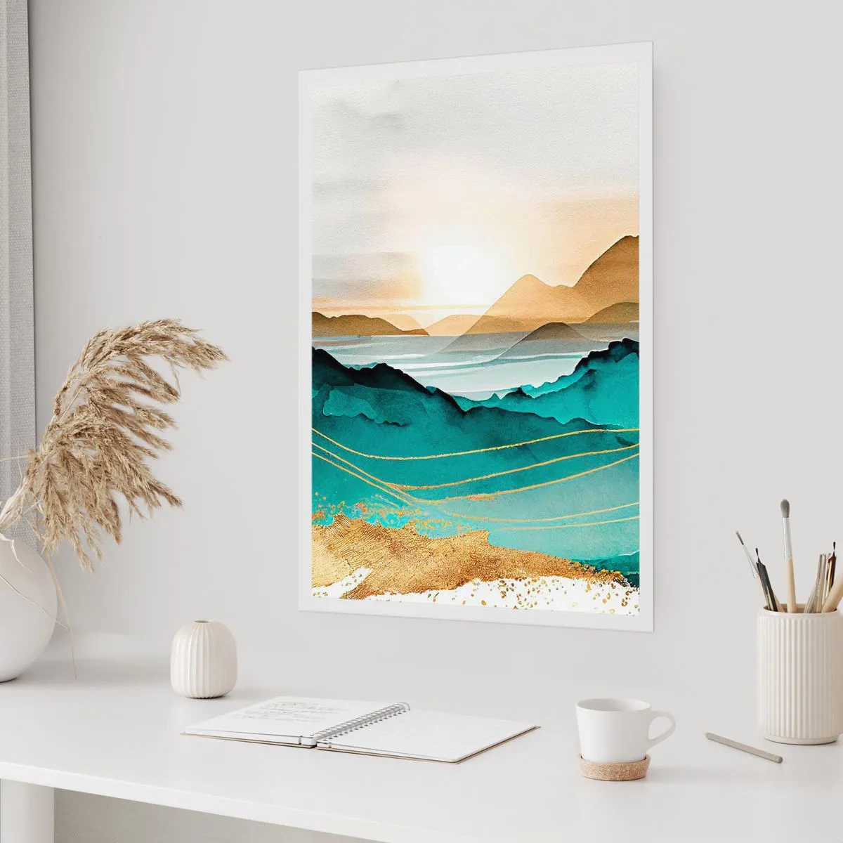 Affiche - Poster - Au frontière de l’abstraction – paysage - 70x100 cm