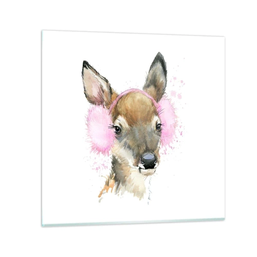 Impression sur verre - Image sur verre - Et le gel n'effraie plus - 30x30 cm