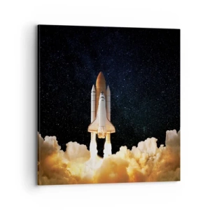 Impression sur toile - Image sur toile - Ad astra! - 70x70 cm