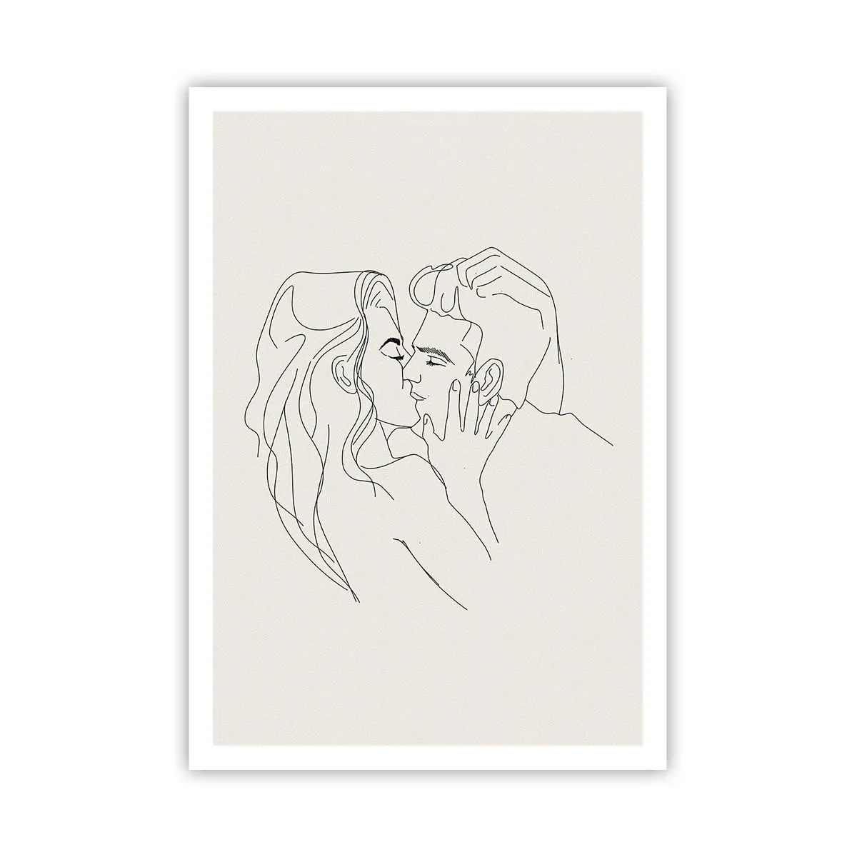 Affiche - Poster - Enlacé de sentiment - 70x100 cm