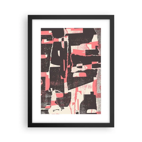 Affiche dans un cadre noir - Poster - Tout ce tapage - 30x40 cm