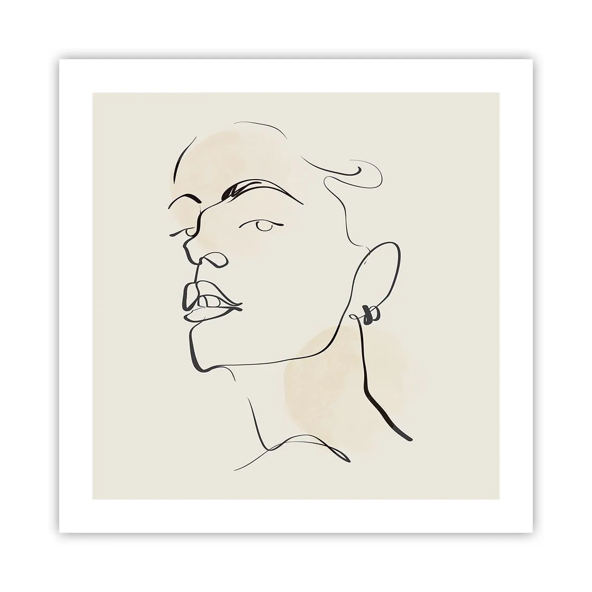 Affiche - Poster - Regard fier - 50x50 cm