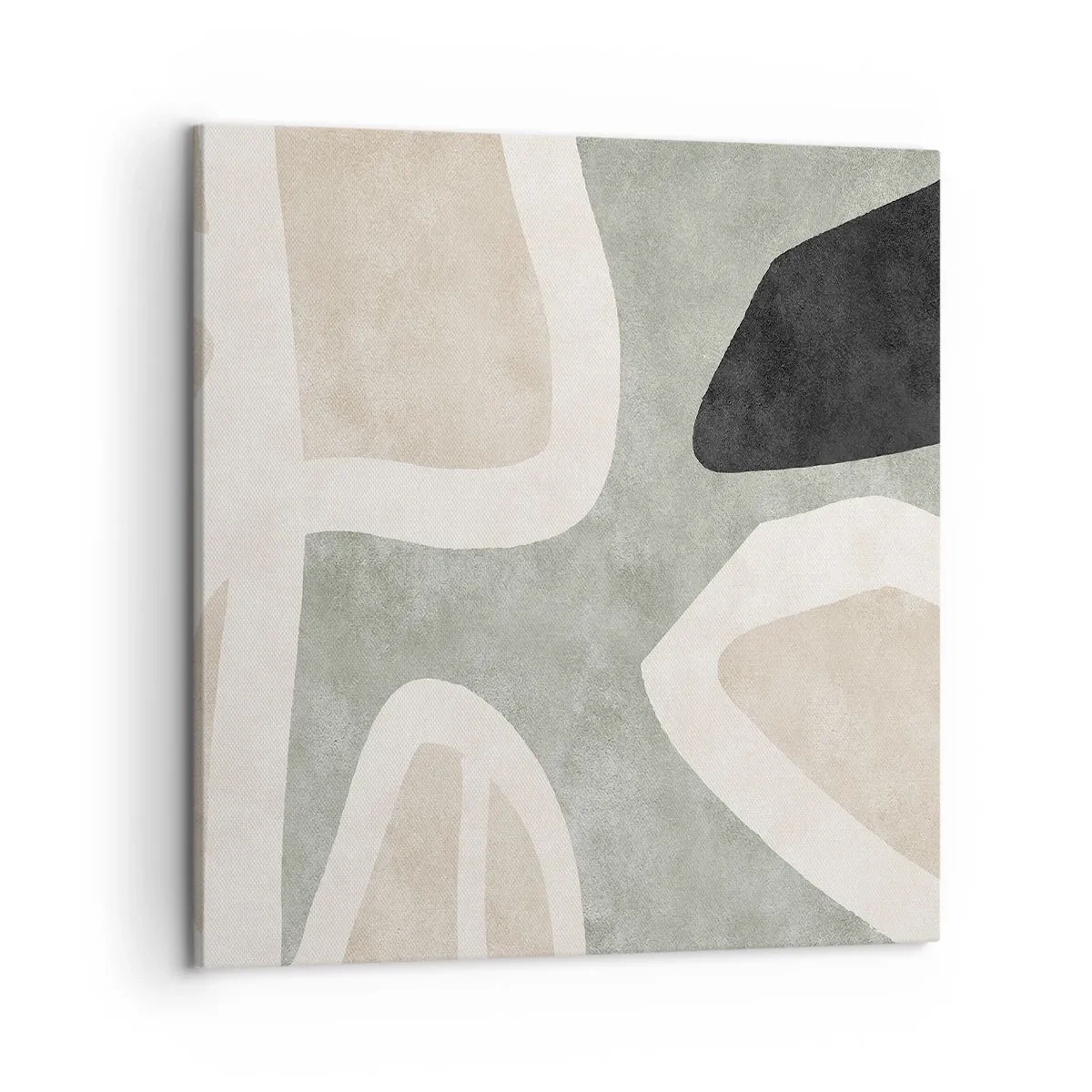 Impression sur toile - Image sur toile - Composition pour motif noir - 50x50 cm