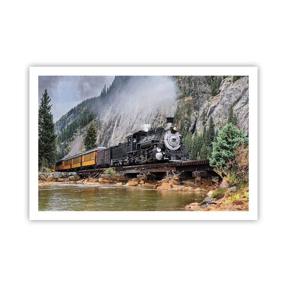 Affiche - Poster - Et lui jusqu'où? Jusqu'où? - 91x61 cm