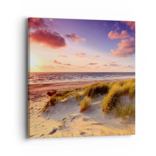 Impression sur toile - Image sur toile - L'air sent déjà l'été - 40x40 cm