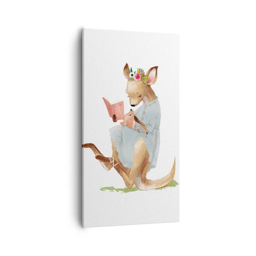 Impression sur toile - Image sur toile - Lis-moi maman - 55x100 cm