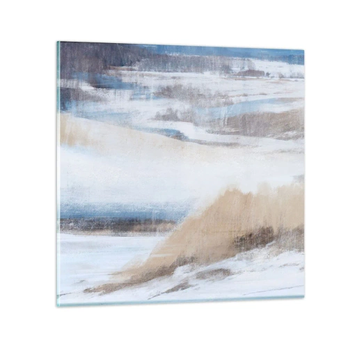 Impression sur verre - Image sur verre - Composition hivernale - 30x30 cm