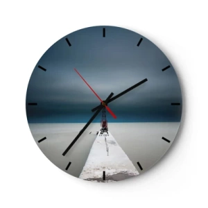 Horloge murale - Pendule murale - À la rencontre de l'immensité - 40x40 cm