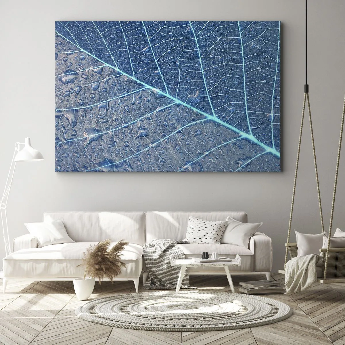 Impression sur toile - Image sur toile - La vie en bleu - 70x50 cm