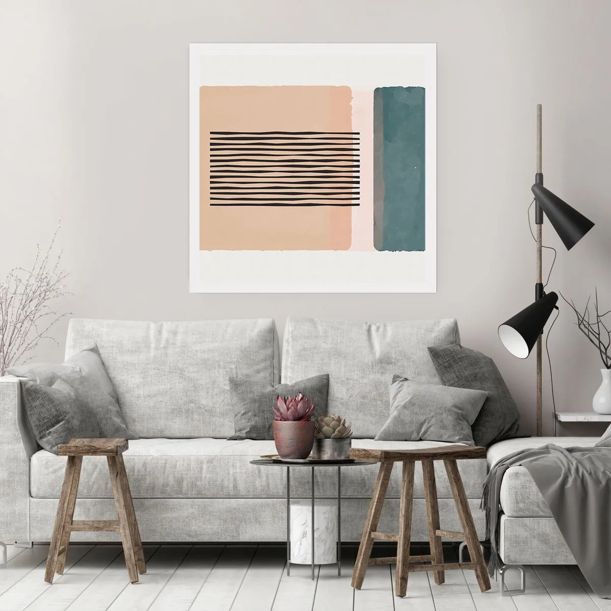 Affiche - Poster - Tout est en ordre - 60x60 cm