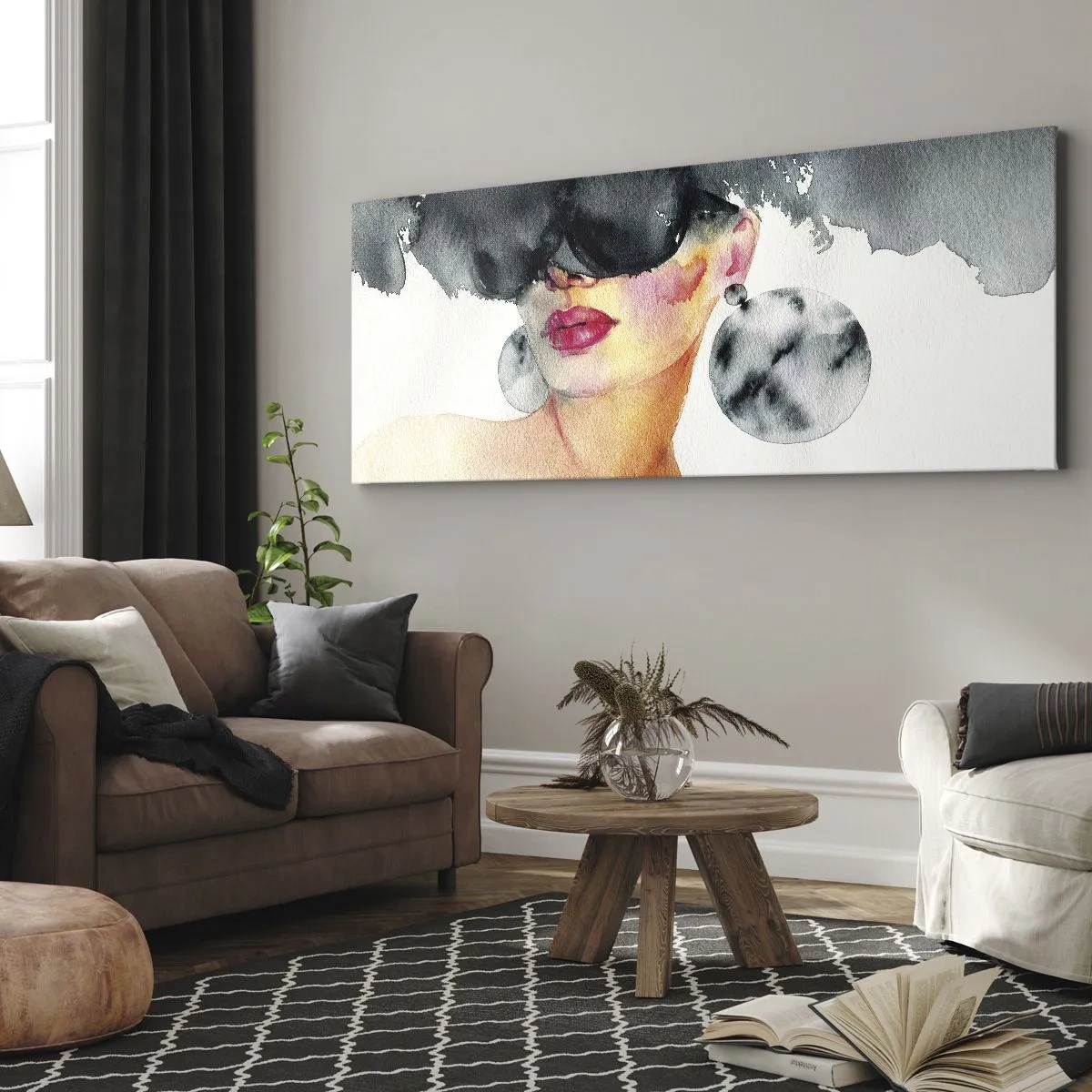 Impression sur toile - Image sur toile - Secret de l'élégance - 90x30 cm