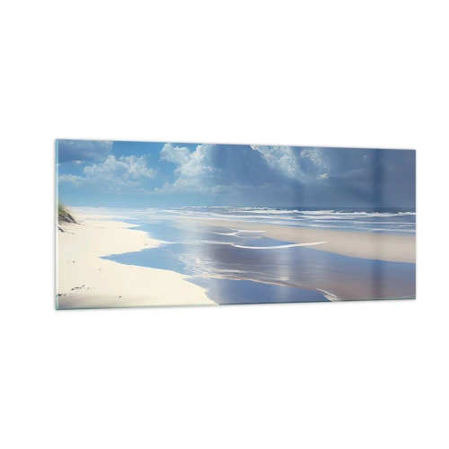 Impression sur verre - Image sur verre - Des vacances paradisiaques - 100x40 cm