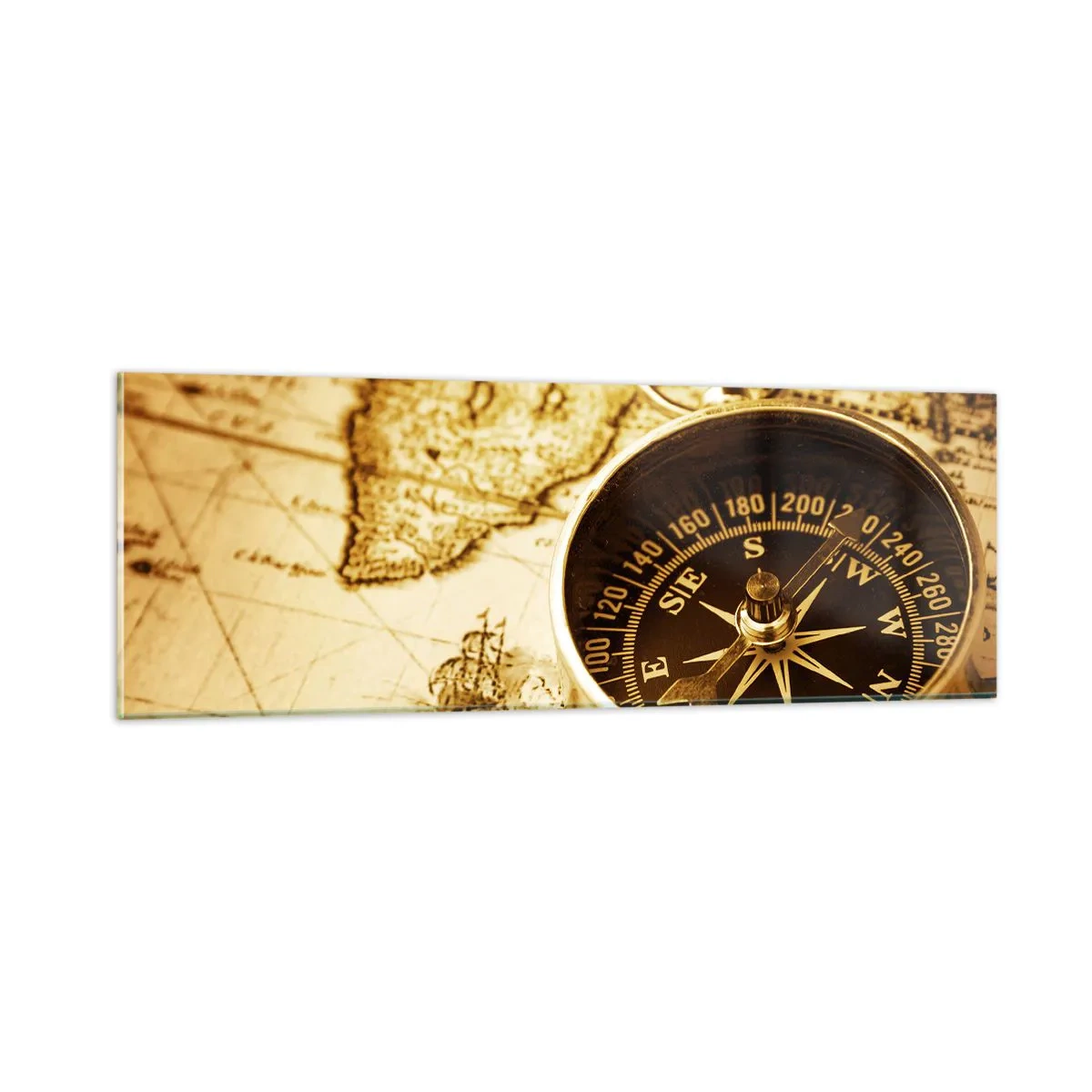 Impression sur verre - Image sur verre - Est ou ouest? - 90x30 cm
