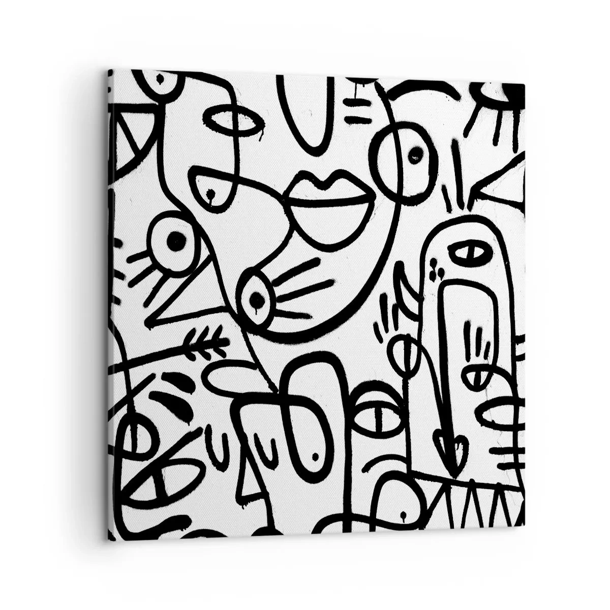 Impression sur toile - Image sur toile - Visages et mirages - 50x50 cm