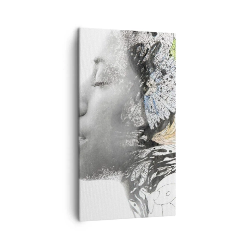 Impression sur toile - Image sur toile - Immergé dans la nature - 45x80 cm