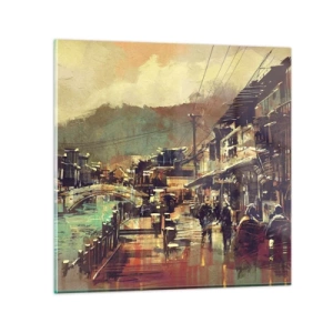 Impression sur verre - Image sur verre - La vie comme une richesse de gris - 30x30 cm