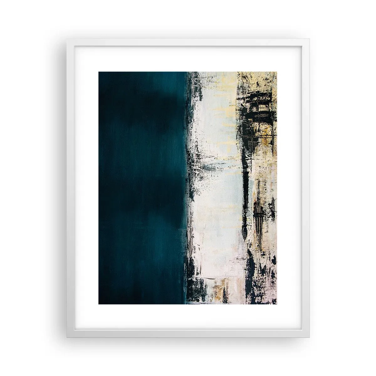 Affiche dans un cadre blanc - Poster - Composition horizontale - 40x50 cm