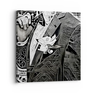 Impression sur toile - Image sur toile - Seulement en apparence un homme froid - 30x30 cm