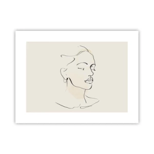 Affiche - Poster - Une ligne certaine - 40x30 cm