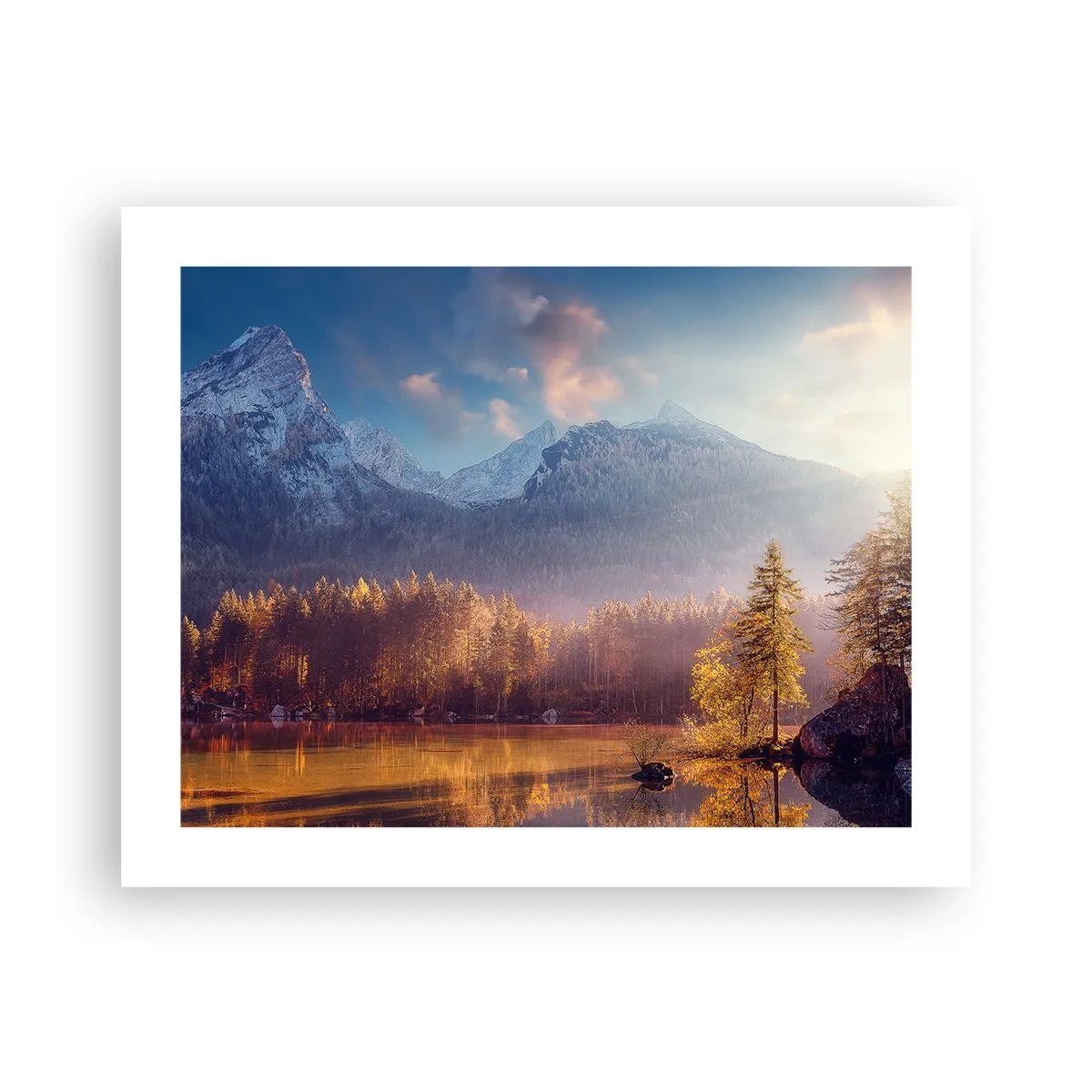 Affiche - Poster - Dans les montagnes et les vallées - 50x40 cm