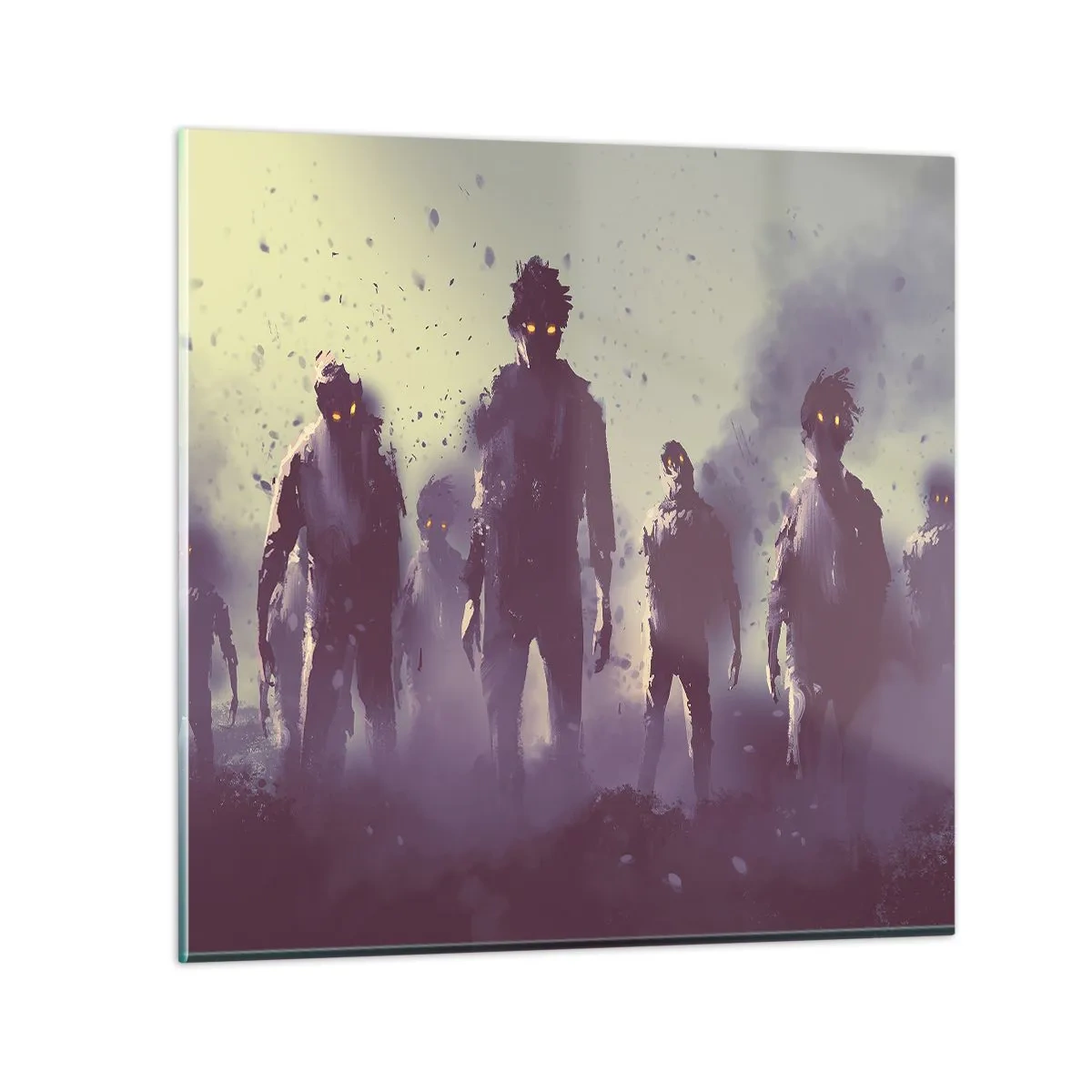 Impression sur verre - Image sur verre - Fais attention! Ils arrivent - 60x60 cm