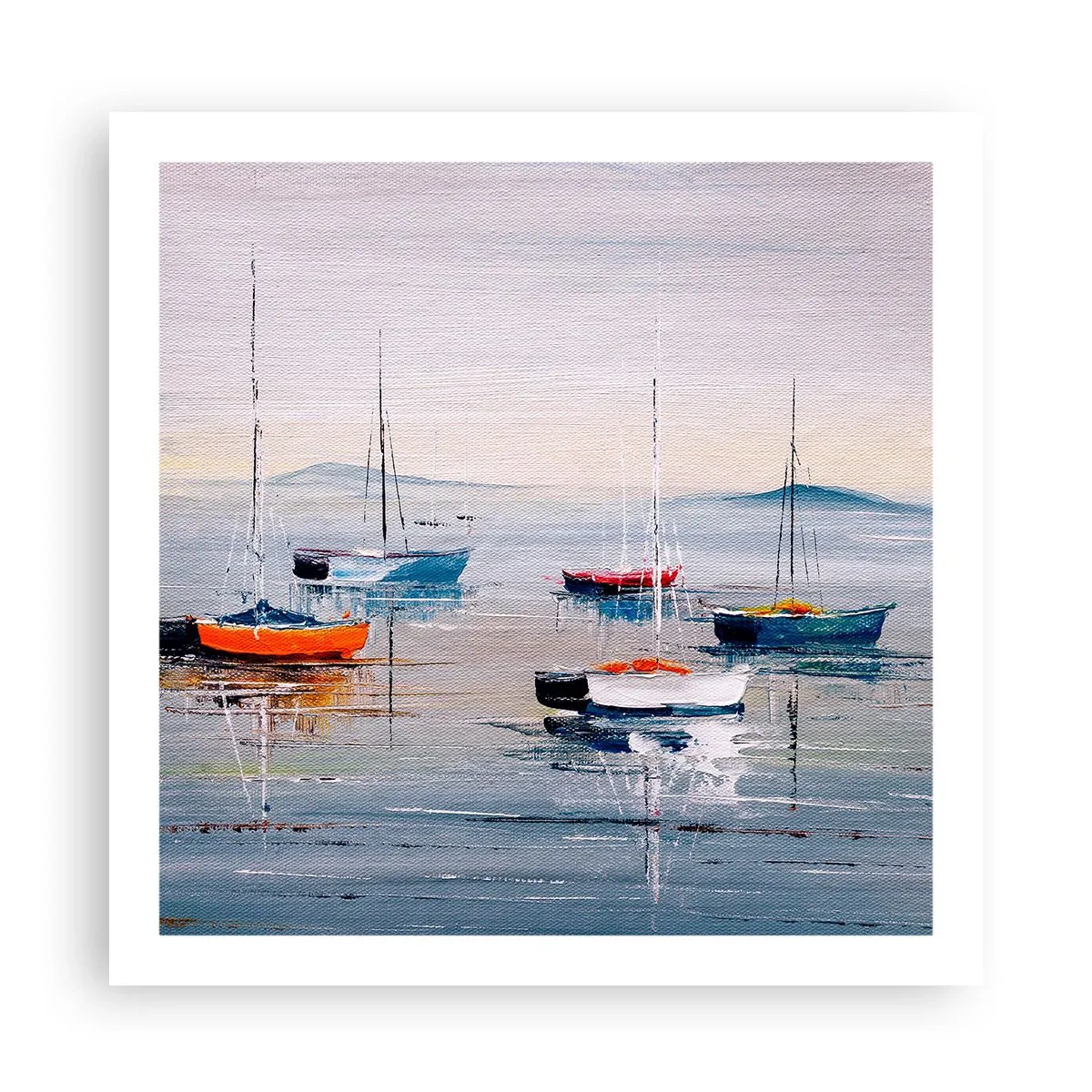 Affiche - Poster - Un repos bien mérité - 60x60 cm