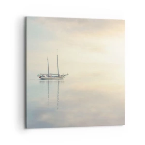 Impression sur toile - Image sur toile - Dans une mer de silence - 60x60 cm