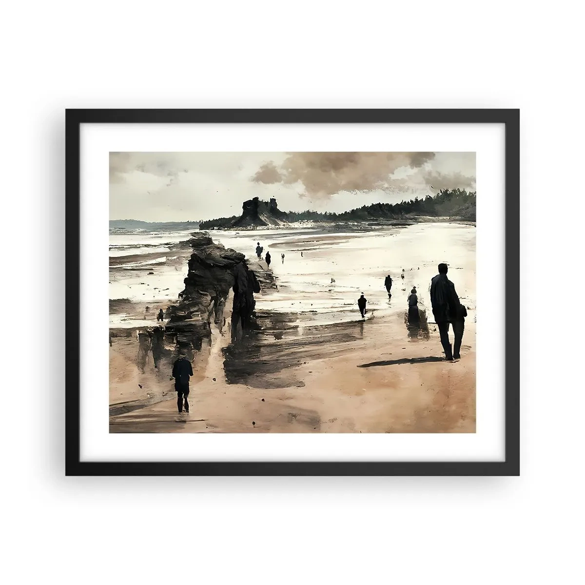 Affiche dans un cadre noir - Poster - Invoqué - 50x40 cm