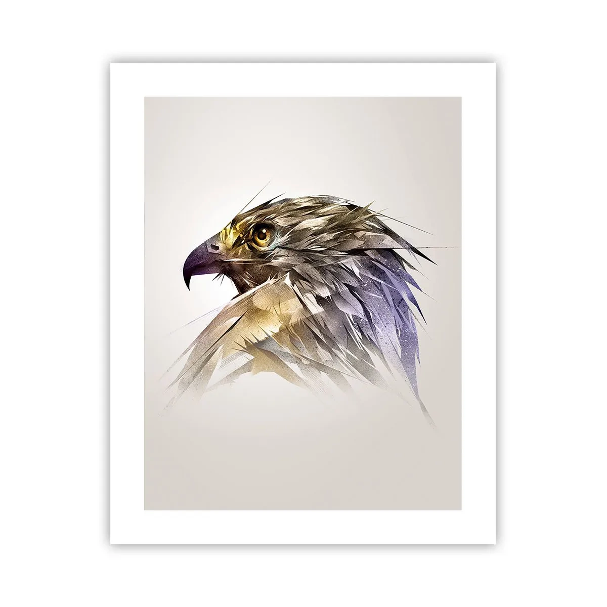 Affiche - Poster - Portrait d'un guerrier - 40x50 cm