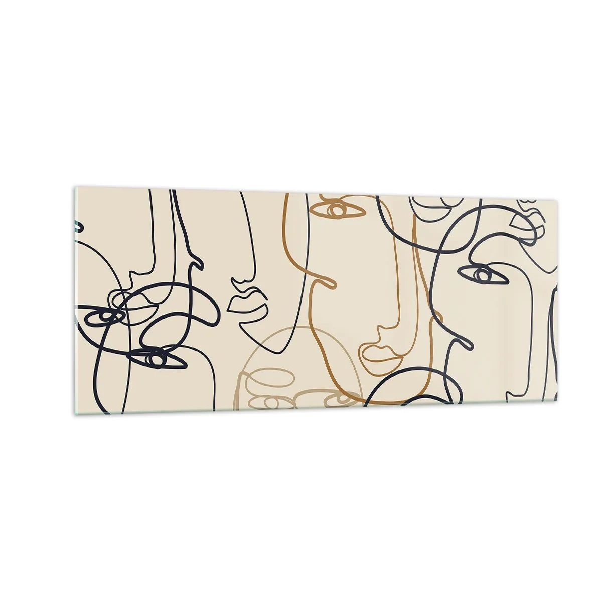 Impression sur verre - Image sur verre - Portrait multiplié - 100x40 cm