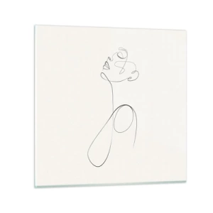 Impression sur verre - Image sur verre - En boucle dans les rêves - 70x70 cm