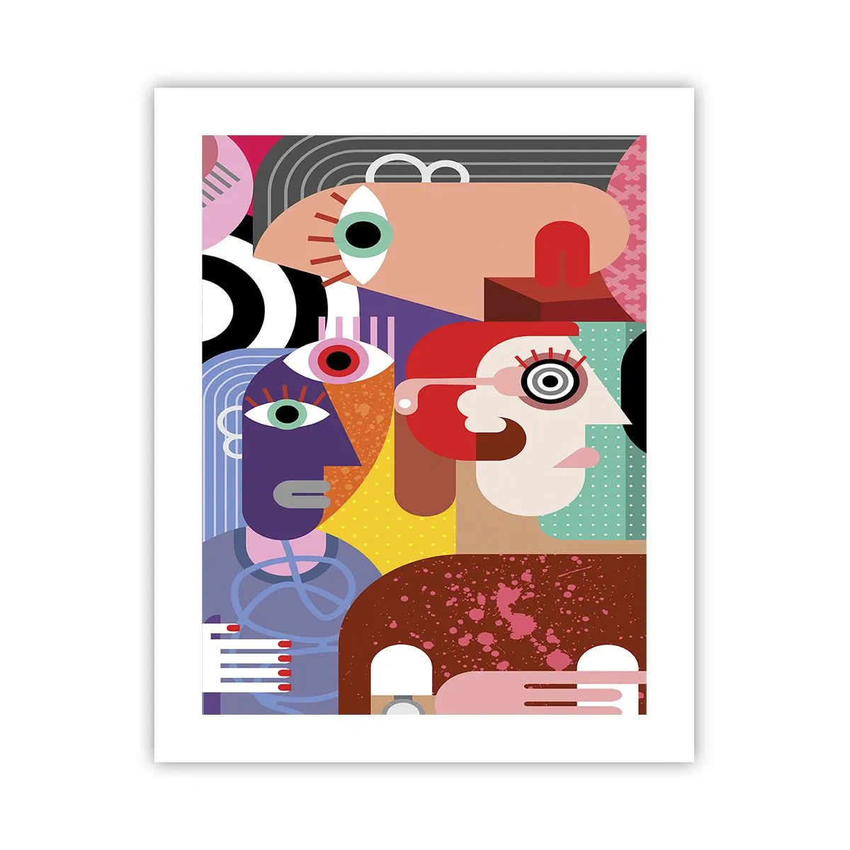 Affiche - Poster - Nous par M. Picasso - 40x50 cm