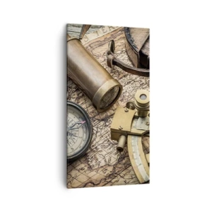 Impression sur toile - Image sur toile - Fixer un cap - 45x80 cm