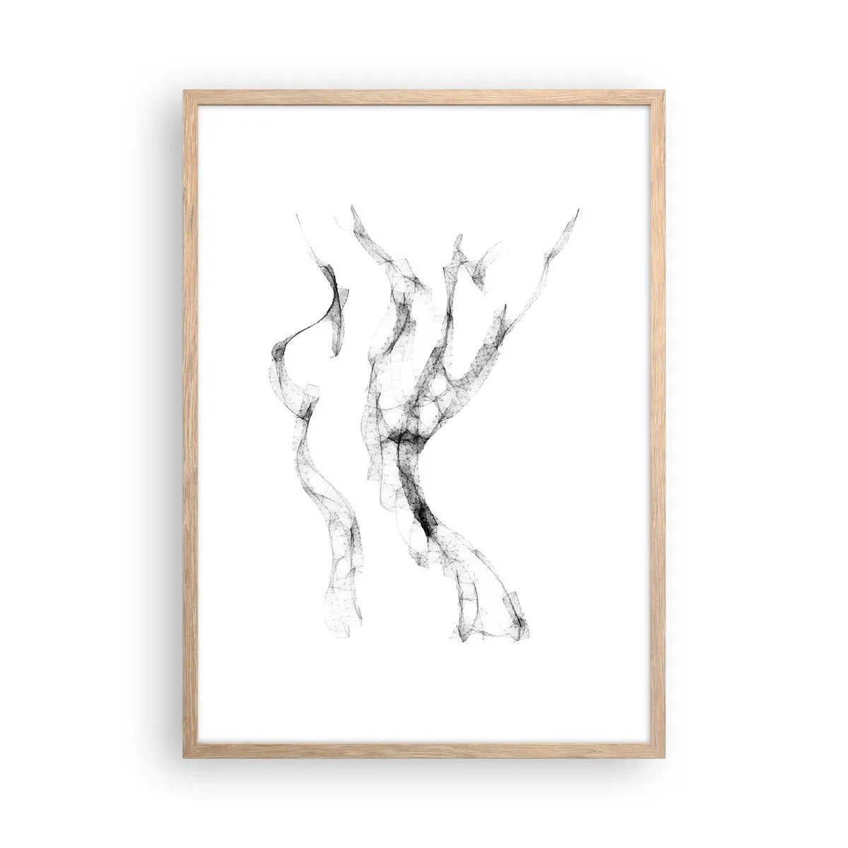 Affiche dans un chêne clair - Poster - Belle et forte - 50x70 cm