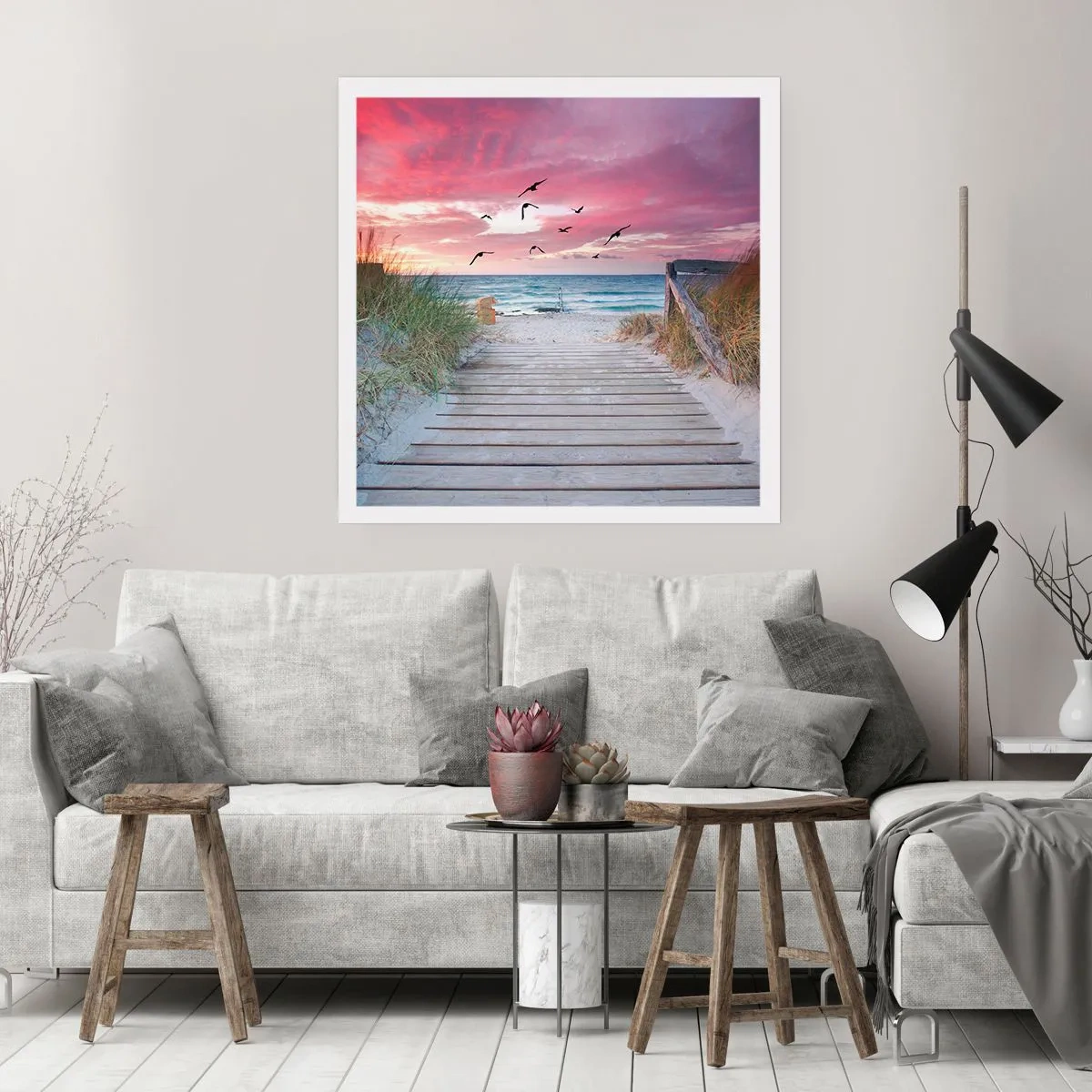 Affiche - Poster - Impression de la Baltique - 40x40 cm