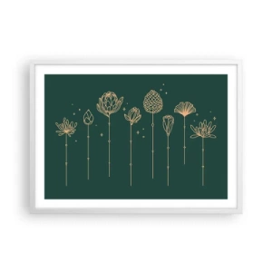 Affiche dans un cadre blanc - Poster - La famille Plante - 70x50 cm