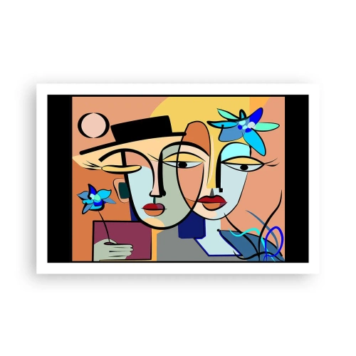 Affiche - Poster - Le Rendez-vous de Picasso - 91x61 cm