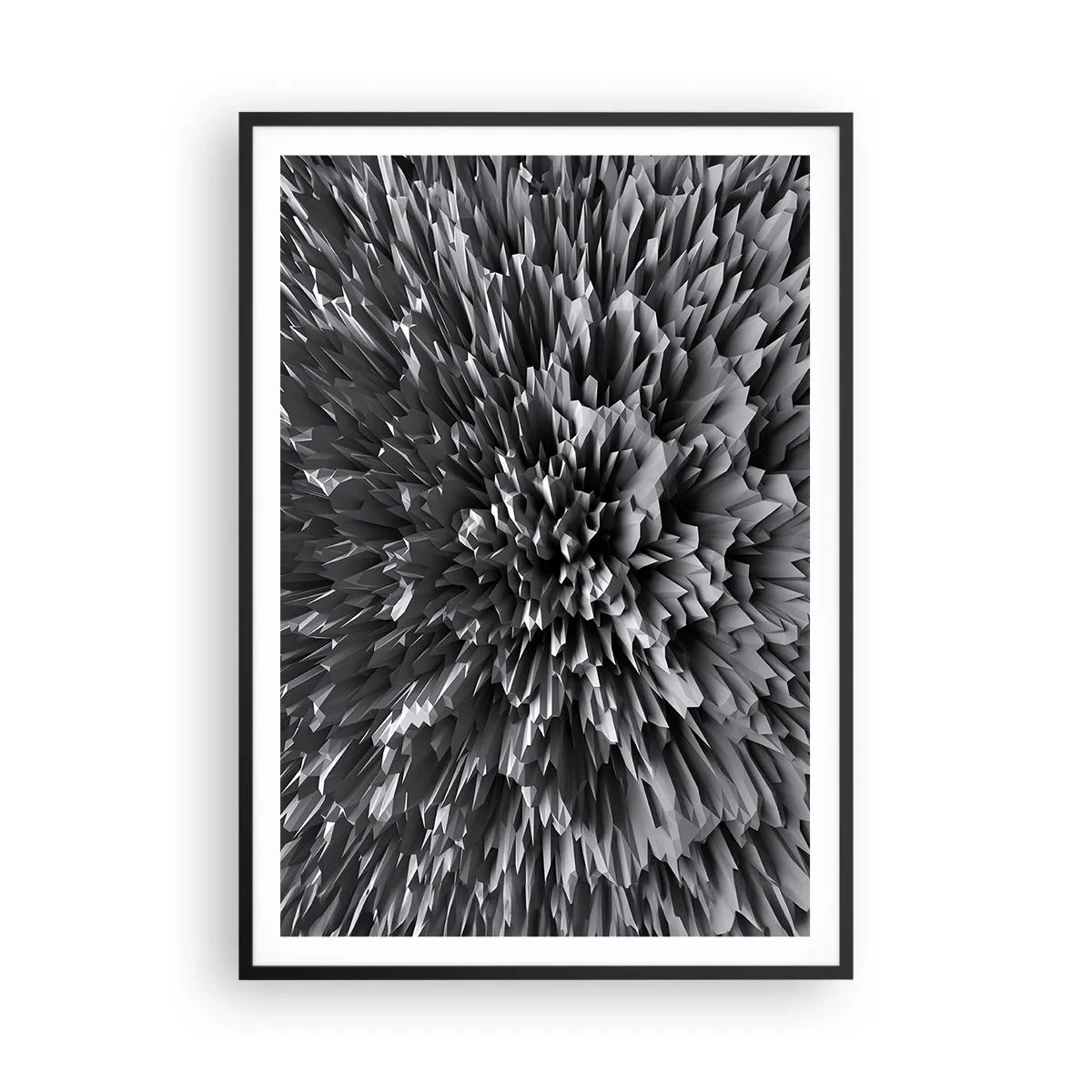 Affiche dans un cadre noir - Poster - Ça ne peut pas être plus dur que ça - 70x100 cm