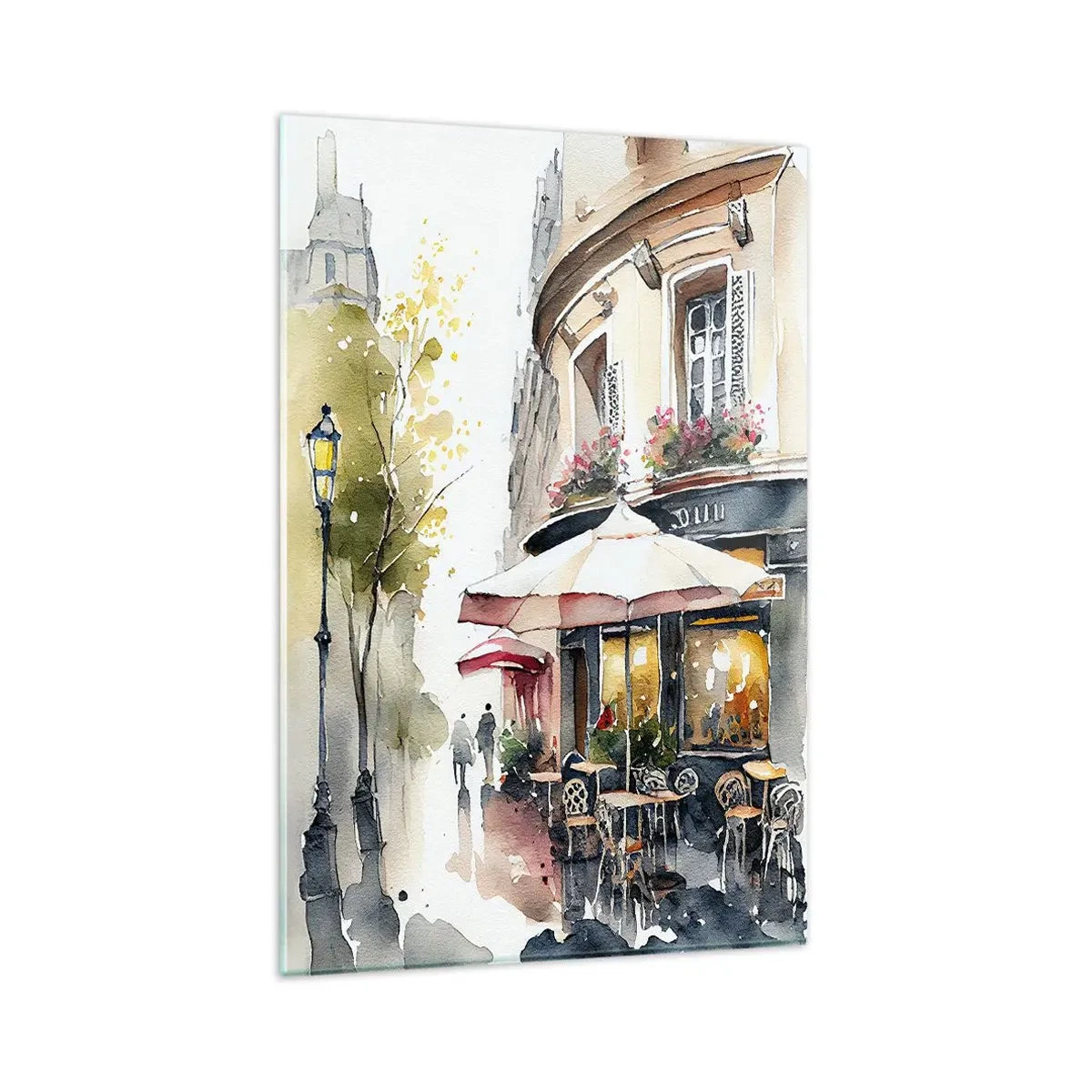 Impression sur verre - Image sur verre - Matinée parisienne - 80x120 cm