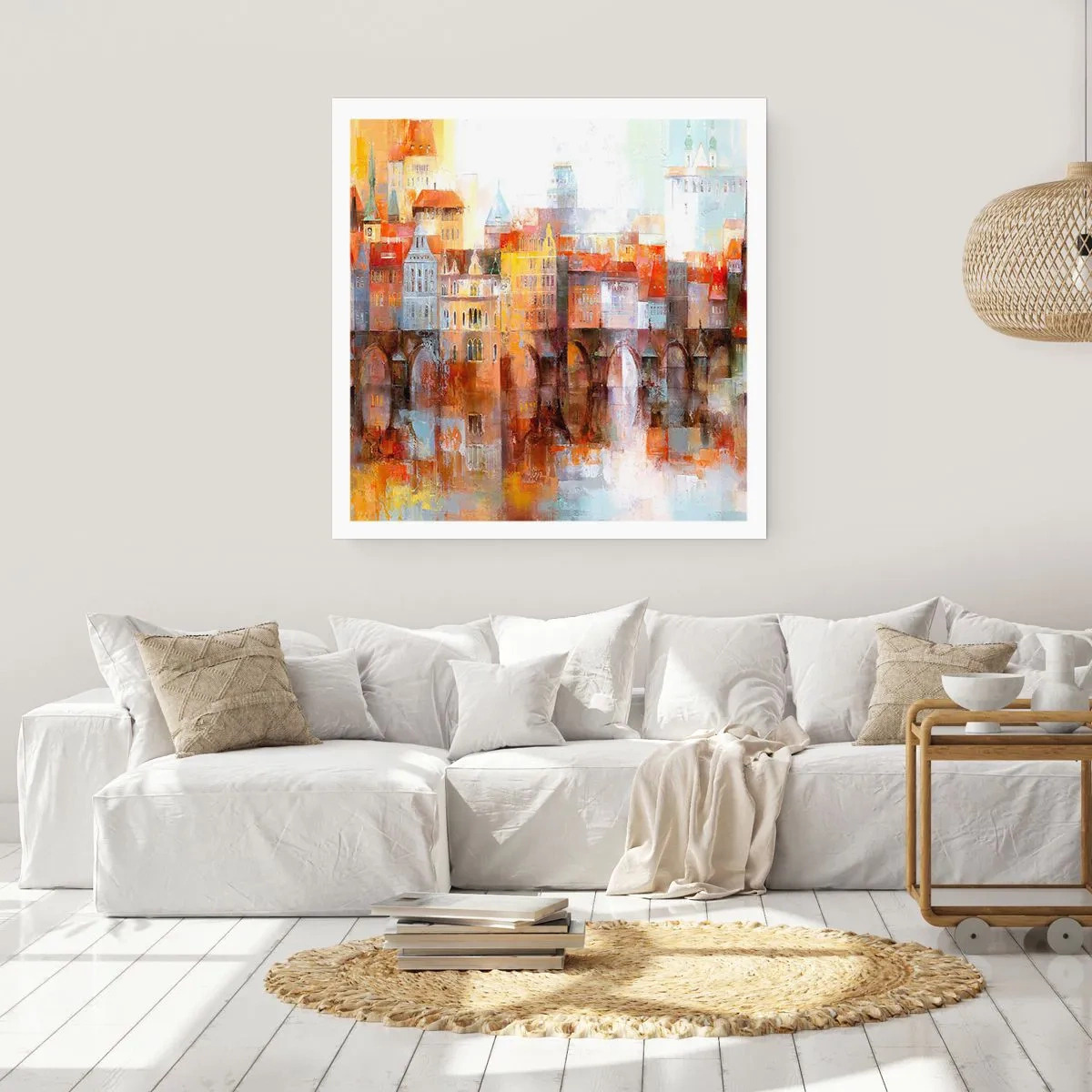 Affiche - Poster - C'est aussi beau sous le pont - 30x30 cm