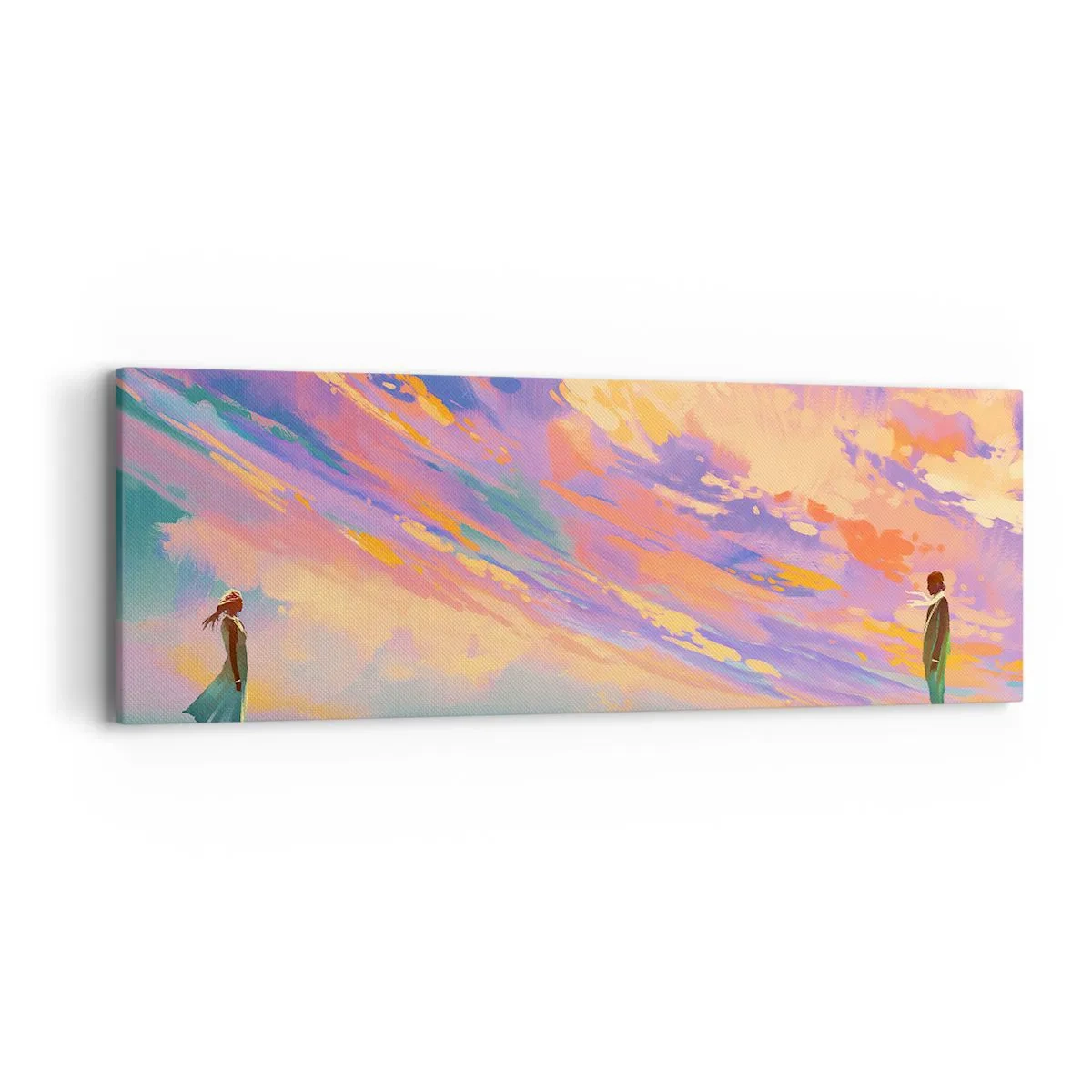 Impression sur toile - Image sur toile - La force d'attraction - 90x30 cm