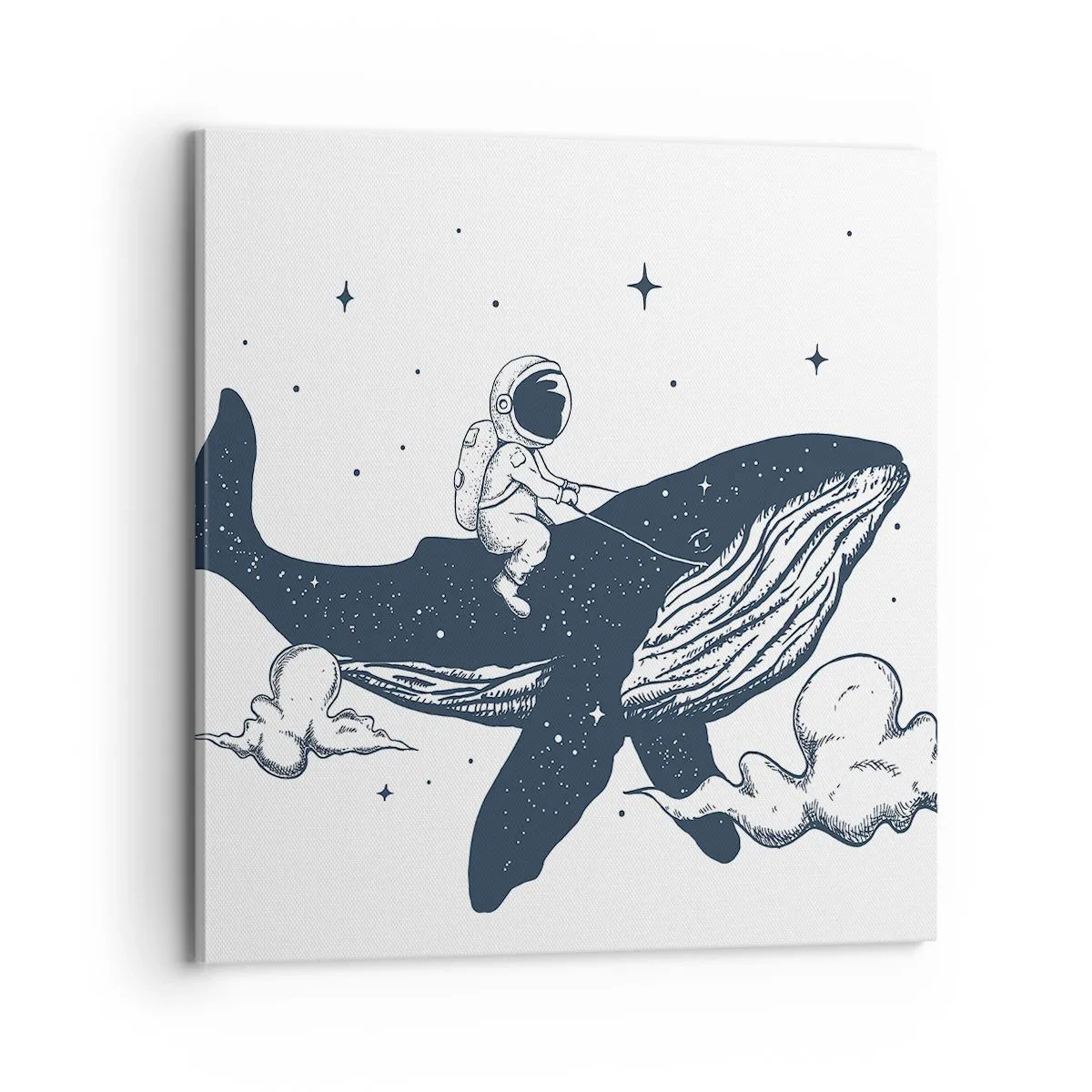 Impression sur toile - Image sur toile - Aventure spatiale - 70x70 cm