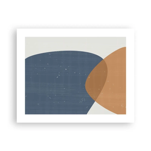 Affiche - Poster - Ovales et influences - 50x40 cm