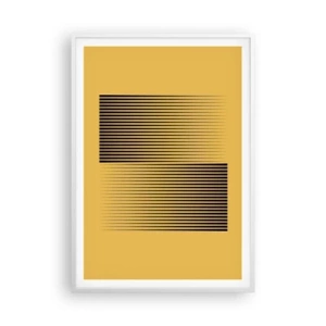 Affiche dans un cadre blanc - Poster - Cadre opposé - 70x100 cm