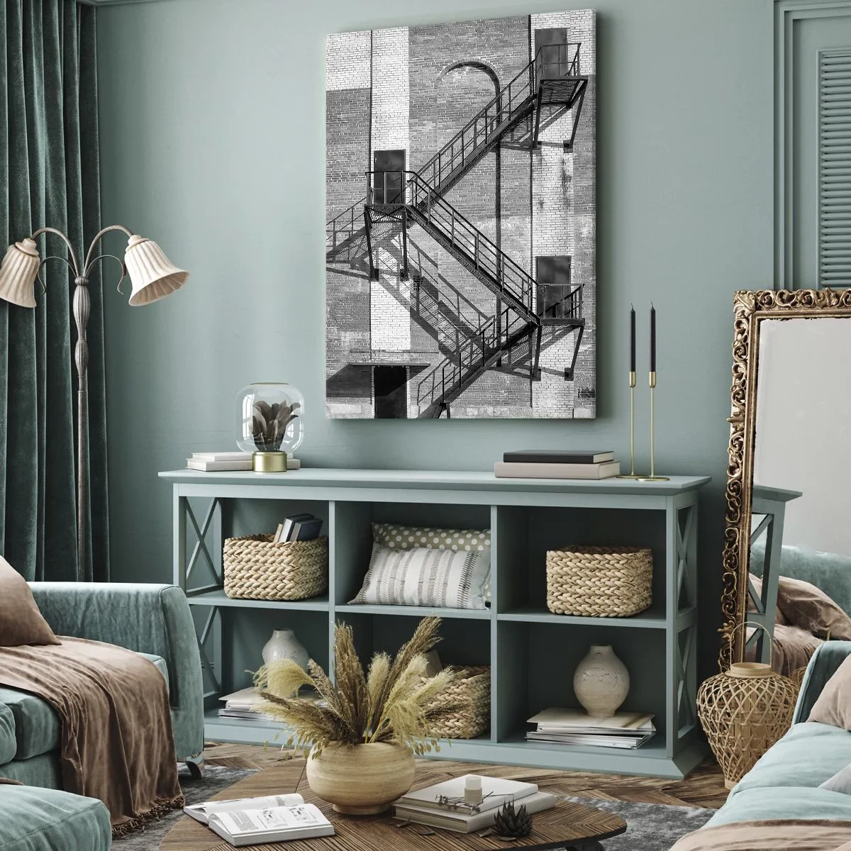 Impression sur toile - Image sur toile - Style industriel - 70x100 cm