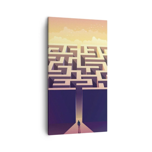 Impression sur toile - Image sur toile - Le temps de la décision - 45x80 cm